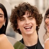 Natural celebrity smiles inspired by Zendaya, Timothée Chalamet and Dua Lipa, highlighting subtle and natural-looking smile aesthetics.